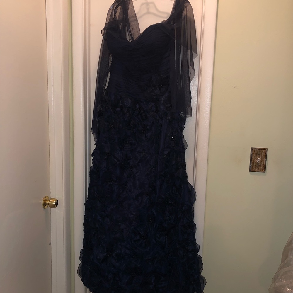 Jovani formal evening dress. Size 18 dark blue
